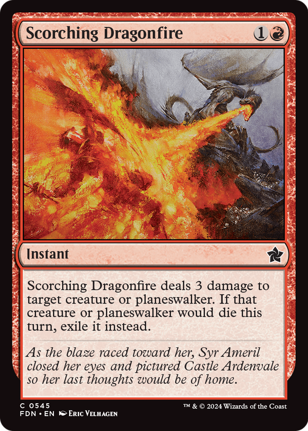 Scorching Dragonfire (FDN-545) - Foundations