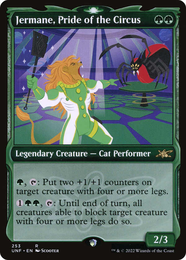 Jermane, Pride of the Circus (Showcase) (UNF-253) - Unfinity: (Showcase)