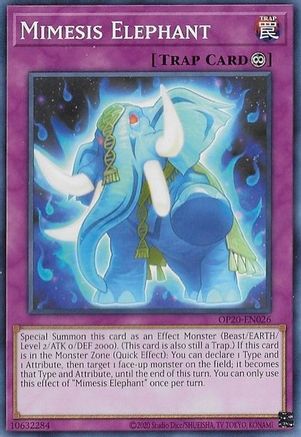 Mimesis Elephant (OP20-EN026) - OTS Tournament Pack 20 Unlimited