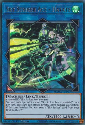 Sky Striker Ace - Hayate (MAMA-EN007) - Magnificent Mavens 1st Edition
