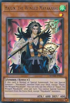 Hajun, the Winged Mayakashi (MAMA-EN017) - Magnificent Mavens 1st Edition
