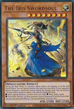 The Iris Swordsoul (MAMA-EN033) - Magnificent Mavens 1st Edition