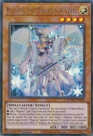 Rilliona, the Magistus of Verre (MAMA-EN058) - Magnificent Mavens 1st Edition