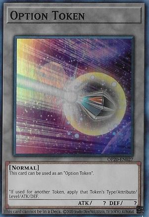 Option Token (OP20-EN027) - OTS Tournament Pack 20 Unlimited