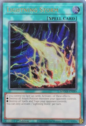 Lightning Storm (Ultra Pharaoh's Rare) (MAMA-EN089) - Magnificent Mavens 1st Edition