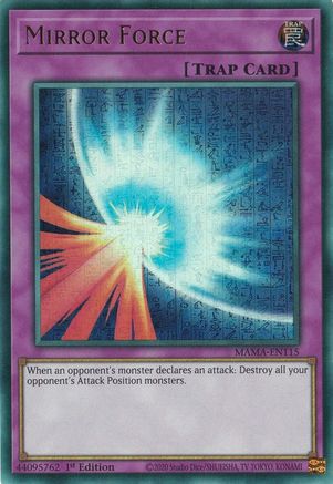Mirror Force (Ultra Pharaoh's Rare) (MAMA-EN115) - Magnificent Mavens 1st Edition