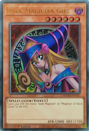 Dark Magician Girl (Ultra Pharaoh's Rare) (MAMA-EN107) - Magnificent Mavens 1st Edition