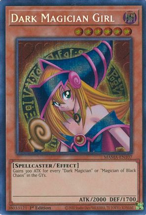 Dark Magician Girl (Secret Pharaoh's Rare) (MAMA-EN107) - Magnificent Mavens 1st Edition
