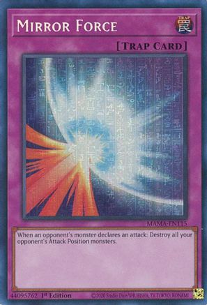 Mirror Force (Secret Pharaoh's Rare) (MAMA-EN115) - Magnificent Mavens 1st Edition