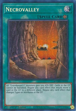 Necrovalley (Secret Pharaoh's Rare) (MAMA-EN109) - Magnificent Mavens 1st Edition