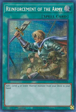 Reinforcement of the Army (Secret Pharaoh's Rare) (MAMA-EN108) - Magnificent Mavens 1st Edition