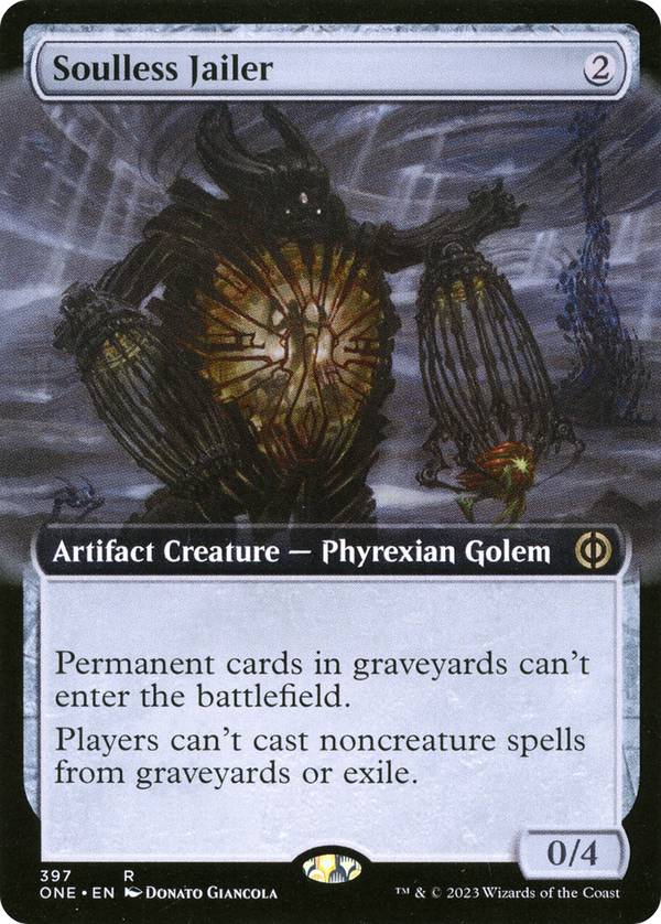Soulless Jailer (Extended Art) (ONE-397) - Phyrexia: All Will Be One: (Extended Art) Foil