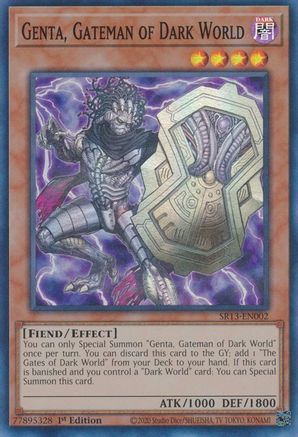 Genta, Gateman of Dark World (SR13-EN002) - Structure Deck: Dark World 1st Edition