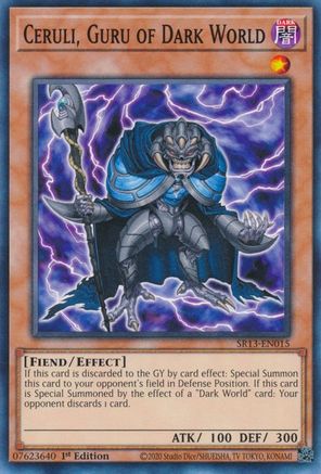Ceruli, Guru of Dark World (SR13-EN015) - Structure Deck: Dark World 1st Edition