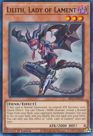 Lilith, Lady of Lament (SR13-EN022) - Structure Deck: Dark World 1st Edition