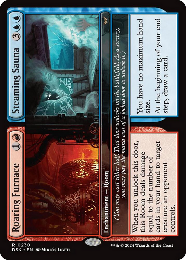 Roaring Furnace // Steaming Sauna (PPDSK-230) - Duskmourn: House of Horror Promos Foil