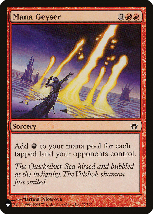 Mana Geyser (LIST-5DN-75) - The List
