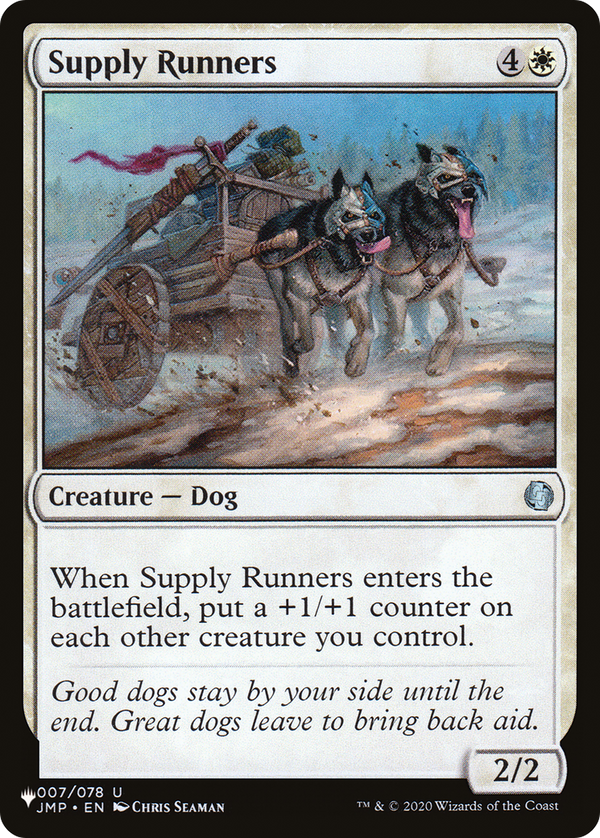 Supply Runners (LIST-JMP-7) - The List