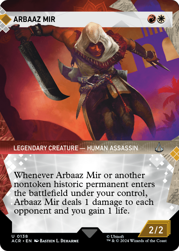 Arbaaz Mir (Showcase) (ACR-138) - Assassin's Creed: (Showcase) (Borderless)