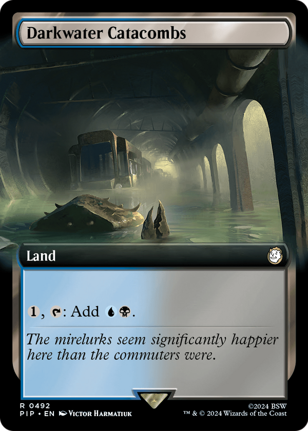 Darkwater Catacombs (Extended Art) (PIP-492) - Fallout: (Extended Art) Foil