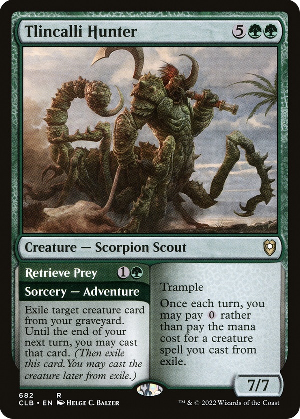 Tlincalli Hunter (CLB-682) - Commander Legends: Battle for Baldur's Gate
