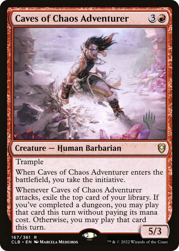 Caves of Chaos Adventurer (PPLCI-167) - Battle for Baldur's Gate Promos Foil