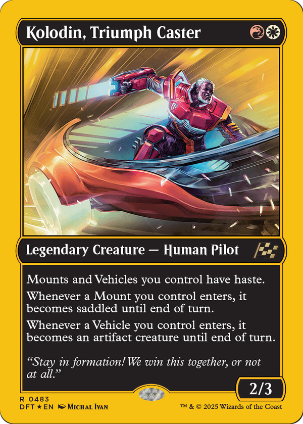Kolodin, Triumph Caster (First-Place Foil) (DFT-483) - Aetherdrift Foil