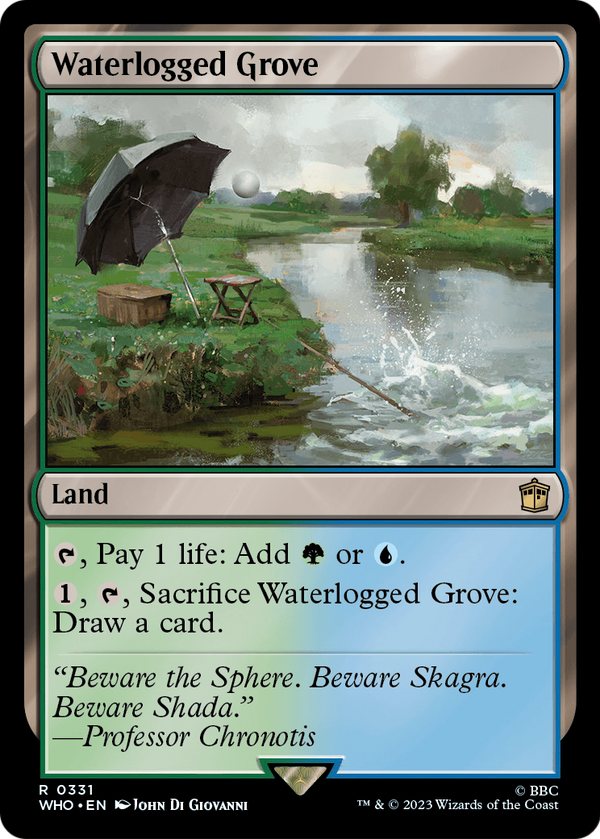 Waterlogged Grove (WHO-331) - Doctor Who Foil