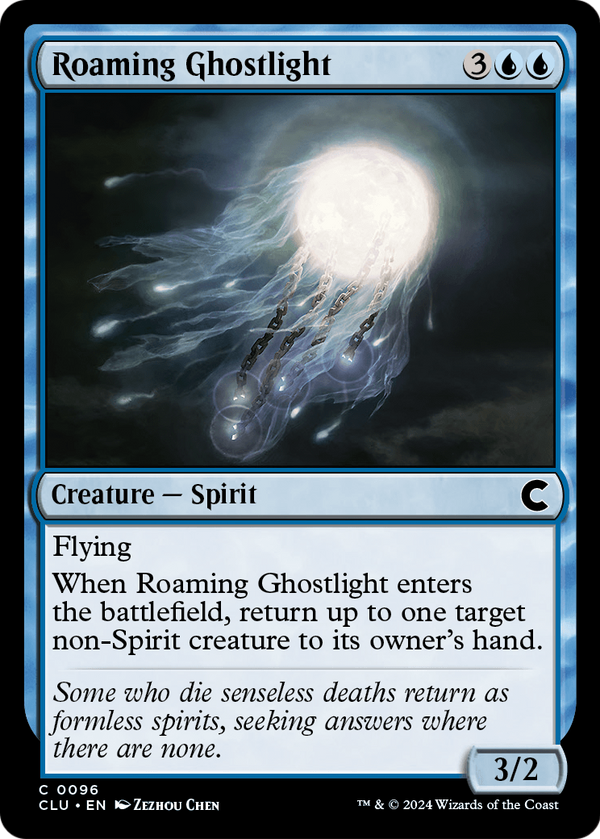 Roaming Ghostlight (CLU-096) - Ravnica: Clue Edition