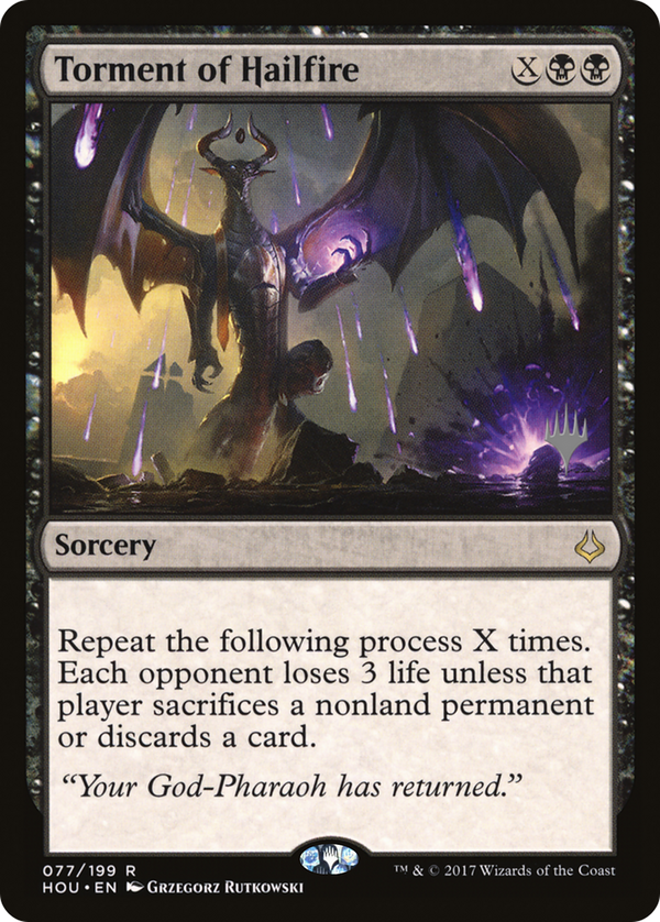 Torment of Hailfire (PPAFR-077) - Hour of Devastation Promos