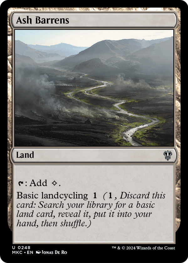 Ash Barrens (MKC-248) - Murders at Karlov Manor Commander