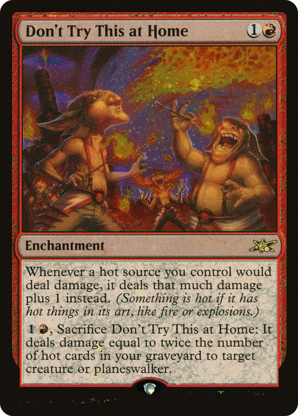 Don't Try This at Home (Galaxy Foil) (UNF-391) - Unfinity Foil