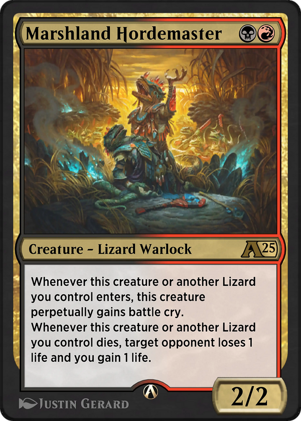 Marshland Hordemaster (YBLB-027) - Alchemy: Bloomburrow