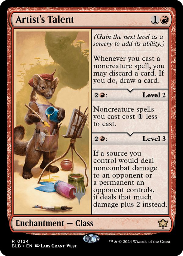 Artist's Talent (PPBLB-124) - Bloomburrow Promos