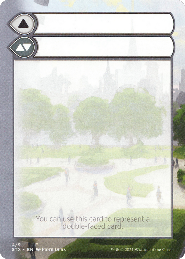 Double-Faced Substitute Card (SSTX-004) - Strixhaven: School of Mages Substitute Cards (Borderless)