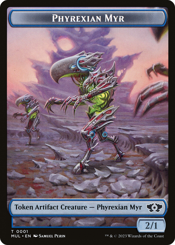 Phyrexian Myr (TMUL-001) - Multiverse Legends Tokens Foil