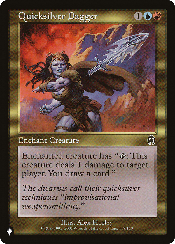 Quicksilver Dagger (LIST-APC-118) - The List