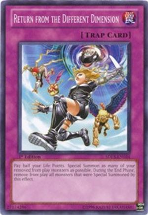 Return from the Different Dimension (SDLS-EN034) - Structure Deck: Lost Sanctuary 1st Edition