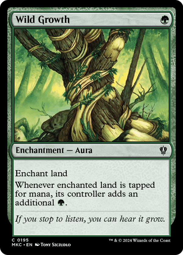 Wild Growth (MKC-195) - Murders at Karlov Manor Commander