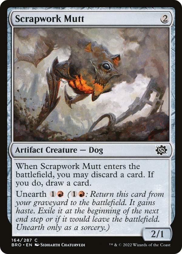 Scrapwork Mutt (BRO-164) - The Brothers' War Foil