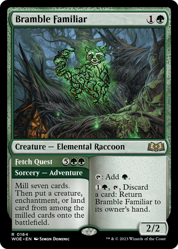 Bramble Familiar (WOE-164) - Wilds of Eldraine