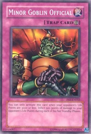 Minor Goblin Official (PSV-EN052) - Pharaoh's Servant (Worldwide English) Unlimited