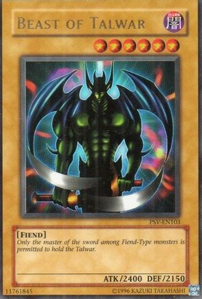 Beast of Talwar (PSV-EN103) - Pharaoh's Servant (Worldwide English) Unlimited