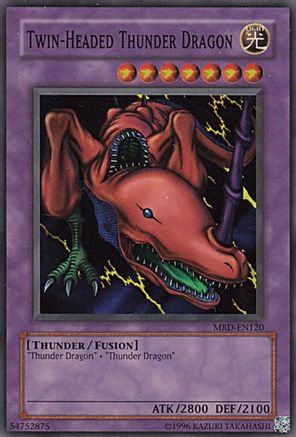 Twin-Headed Thunder Dragon (MRD-EN120) - Metal Raiders (Worldwide English) Unlimited