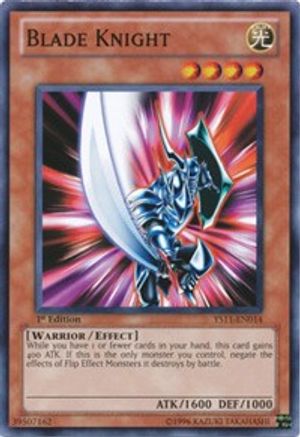 Blade Knight (YS11-EN014) - Starter Deck: Dawn of the Xyz 1st Edition