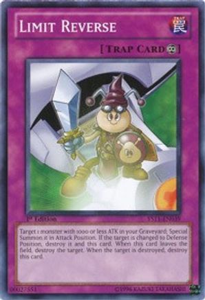 Limit Reverse (YS11-EN039) - Starter Deck: Dawn of the Xyz 1st Edition