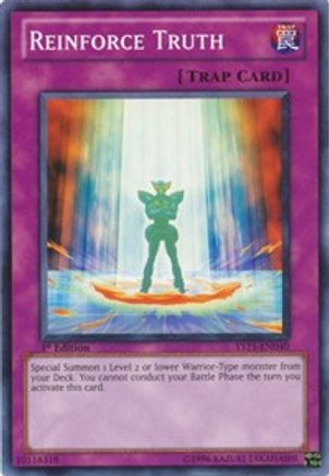 Reinforce Truth (YS11-EN040) - Starter Deck: Dawn of the Xyz 1st Edition