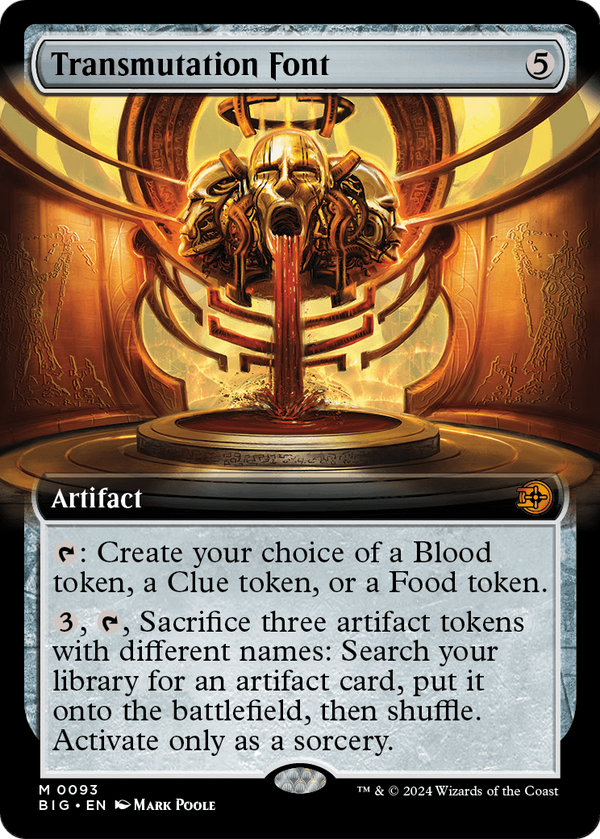 Transmutation Font (Extended Art) (BIG-093) - The Big Score: (Extended Art) Foil