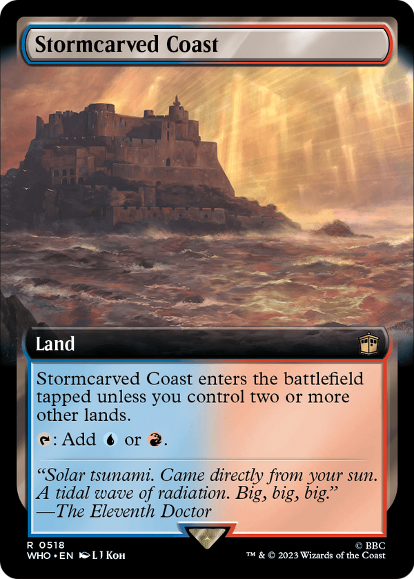 Stormcarved Coast (Extended Art) (WHO-518) - Doctor Who: (Extended Art)