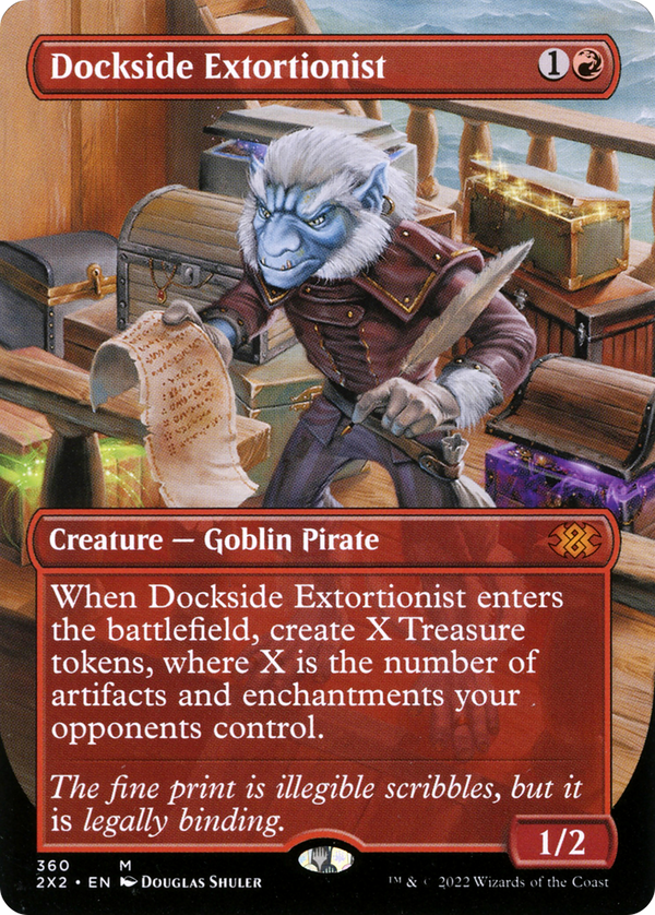 Dockside Extortionist (Borderless) (2X2-360) - Double Masters 2022